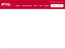 Tablet Screenshot of pggroup.com